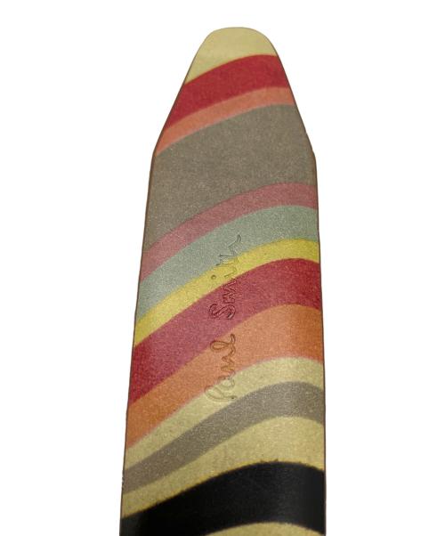 PAUL SMITH（ポールスミス）Paul Smith (ポールスミス) レザーベルト　マルチカラー マルチカラーの古着・服飾アイテム
