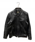 FINE CREEK&COファインクリーク）の古着「Single Riders Leather Jacket “Alonzo”」｜ブラック