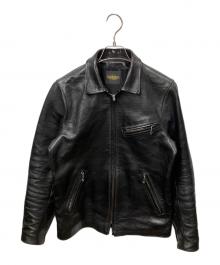 FINE CREEK&CO（ファインクリーク）の古着「Single Riders Leather Jacket “Alonzo”」｜ブラック