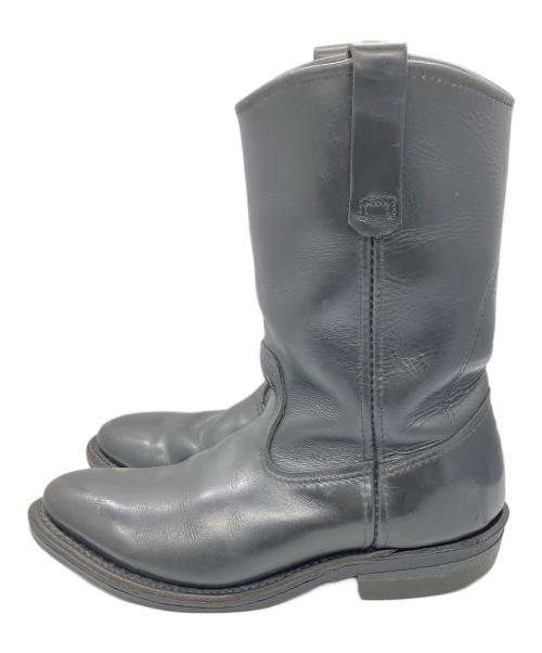 RED WING（レッドウィング）RED WING (レッドウィング) ペコスブーツ ブラック ブラック サイズ:7　1/2Eの古着・服飾アイテム