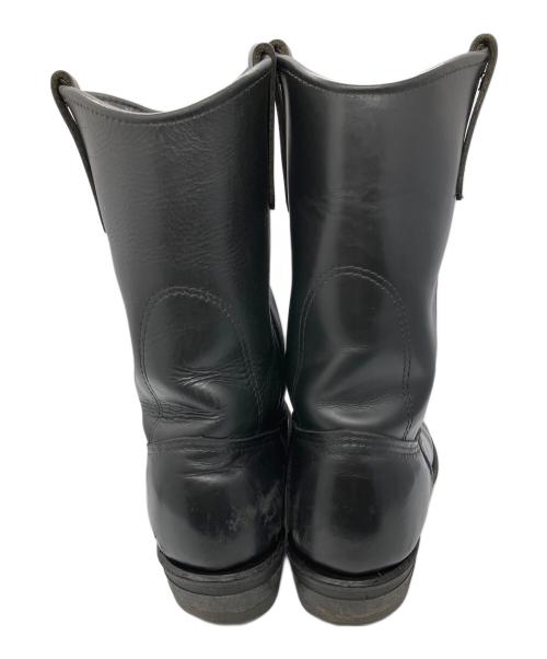 RED WING（レッドウィング）RED WING (レッドウィング) ペコスブーツ ブラック ブラック サイズ:7　1/2Eの古着・服飾アイテム