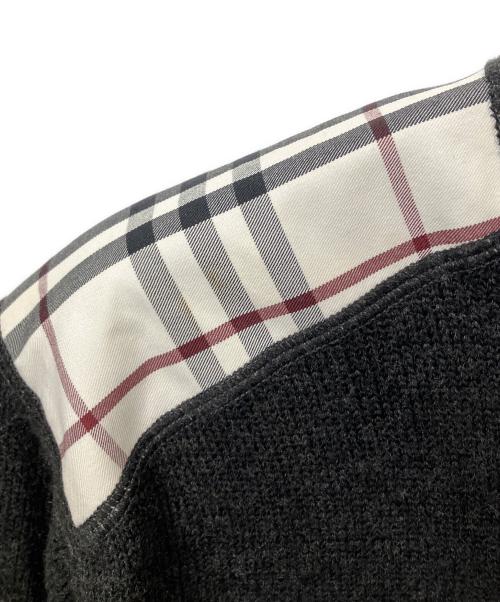 BURBERRY BLACK LABEL（バーバリーブラックレーベル）BURBERRY BLACK LABEL (バーバリーブラックレーベル) ドライバーズニット グレー グレー サイズ:3の古着・服飾アイテム