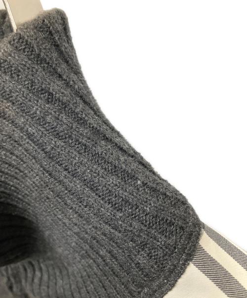 BURBERRY BLACK LABEL（バーバリーブラックレーベル）BURBERRY BLACK LABEL (バーバリーブラックレーベル) ドライバーズニット グレー グレー サイズ:3の古着・服飾アイテム