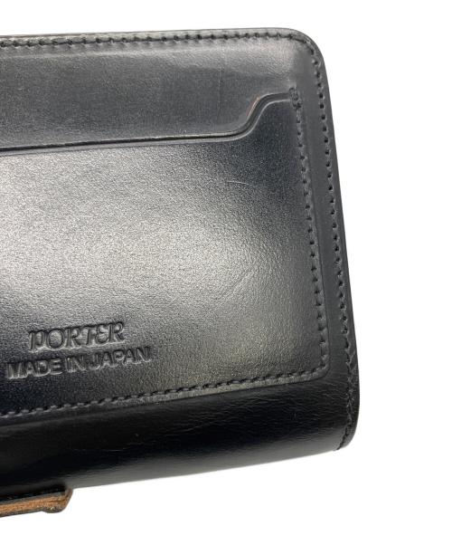PORTER（ポーター）PORTER (ポーター) 2つ折り財布 DUKE ブラック ブラックの古着・服飾アイテム