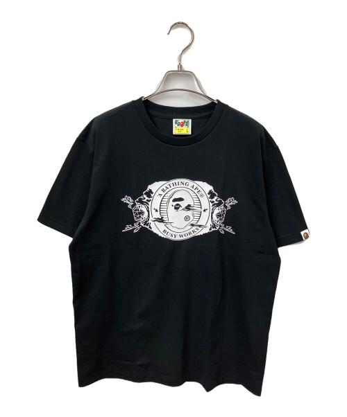 A BATHING APE（アベイシングエイプ）A BATHING APE (アベイシングエイプ)  Icy Bape T-Shirt ブラック サイズ:Lの古着・服飾アイテム