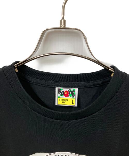A BATHING APE（アベイシングエイプ）A BATHING APE (アベイシングエイプ)  Icy Bape T-Shirt ブラック サイズ:Lの古着・服飾アイテム