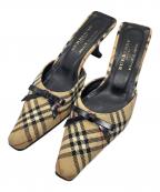 BURBERRY BLUE LABELバーバリー ブルー レーベル）の古着「ヒールパンプス」｜ベージュ