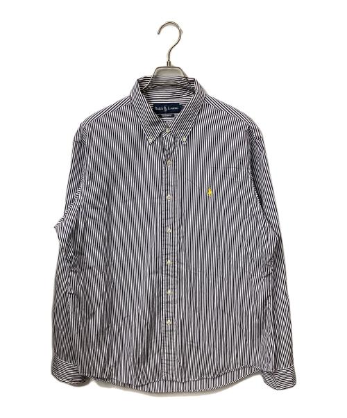 RALPH LAUREN（ラルフローレン）RALPH LAUREN (ラルフローレン) 長袖シャツ ブルー×ホワイト ブルー×ホワイト サイズ:XLの古着・服飾アイテム