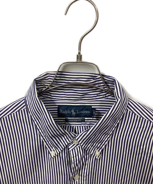 RALPH LAUREN（ラルフローレン）RALPH LAUREN (ラルフローレン) 長袖シャツ ブルー×ホワイト ブルー×ホワイト サイズ:XLの古着・服飾アイテム