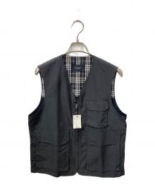 BURBERRY LONDON（バーバリーロンドン）の古着「ナイロンベスト ブラック」｜ブラック