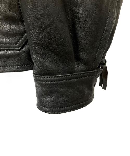 AVIREX（アヴィレックス）AVIREX (アヴィレックス) レザージャケット ブラック ブラック サイズ:XLの古着・服飾アイテム