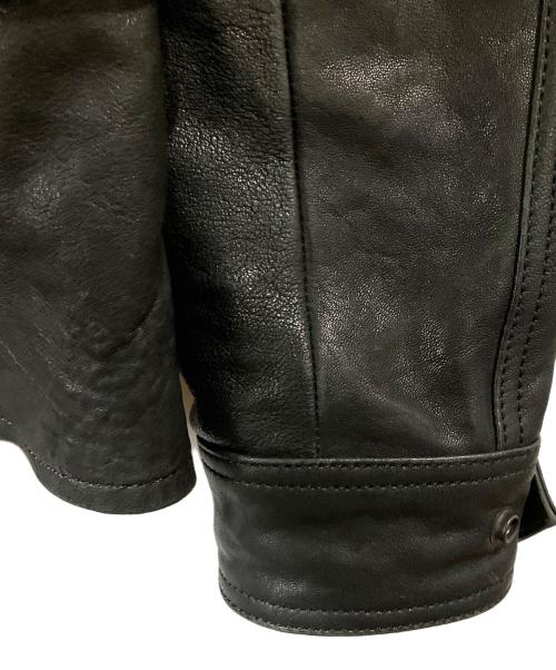AVIREX（アヴィレックス）AVIREX (アヴィレックス) レザージャケット ブラック ブラック サイズ:XLの古着・服飾アイテム