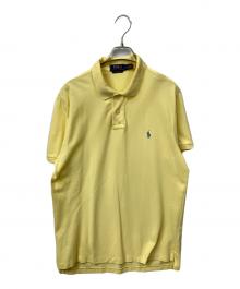 POLO RALPH LAUREN（ポロ・ラルフローレン）の古着「ポロシャツ イエロー カスタムフィット」｜イエロー