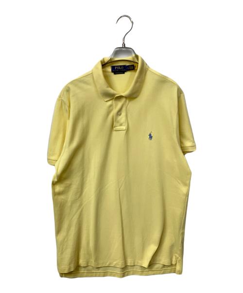 POLO RALPH LAUREN（ポロ・ラルフローレン）POLO RALPH LAUREN (ポロ・ラルフローレン) ポロシャツ イエロー カスタムフィット イエロー サイズ:Lの古着・服飾アイテム