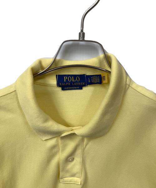 POLO RALPH LAUREN（ポロ・ラルフローレン）POLO RALPH LAUREN (ポロ・ラルフローレン) ポロシャツ イエロー カスタムフィット イエロー サイズ:Lの古着・服飾アイテム