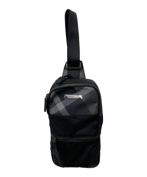 BLACK LABEL CRESTBRIDGE（ブラックレーベル クレストブリッジ）BLACK LABEL CRESTBRIDGE (ブラックレーベル クレストブリッジ) ショルダーバッグ ブラック ブラックの古着・服飾アイテム