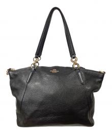 COACH（コーチ）の古着「ラージケルシー サッチェル」｜ブラック