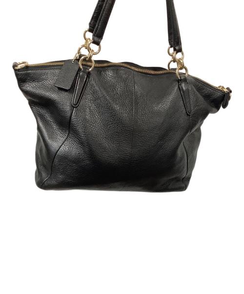 COACH（コーチ）COACH (コーチ) ラージケルシー サッチェル ブラックの古着・服飾アイテム