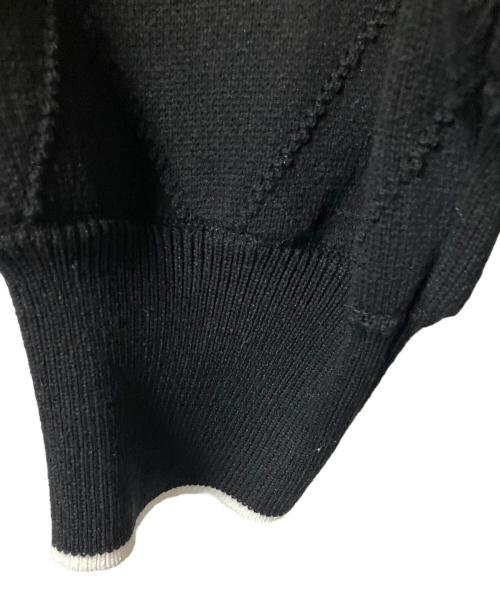 Snidel（スナイデル）Snidel (スナイデル) パフスリクロップドカーディガン ブラック サイズ:1の古着・服飾アイテム