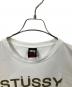 stussy (ステューシー) SSリンク Tシャツ ホワイト ホワイト サイズ:XL：7000円