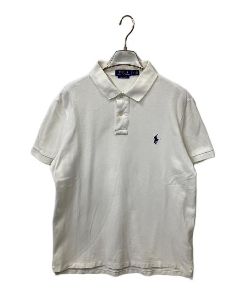 POLO RALPH LAUREN（ポロ・ラルフローレン）POLO RALPH LAUREN (ポロ・ラルフローレン) ポロシャツ ホワイト ホワイト サイズ:Mの古着・服飾アイテム