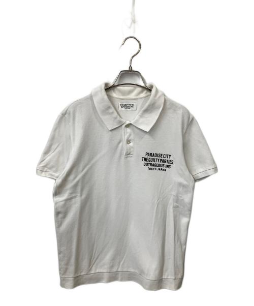 WACKO MARIA（ワコマリア）WACKO MARIA (ワコマリア) ポロシャツ ホワイト ホワイト サイズ:Lの古着・服飾アイテム