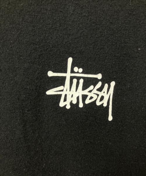 stussy（ステューシー）stussy (ステューシー) ロゴカットソー ブラック ブラック サイズ:Mの古着・服飾アイテム