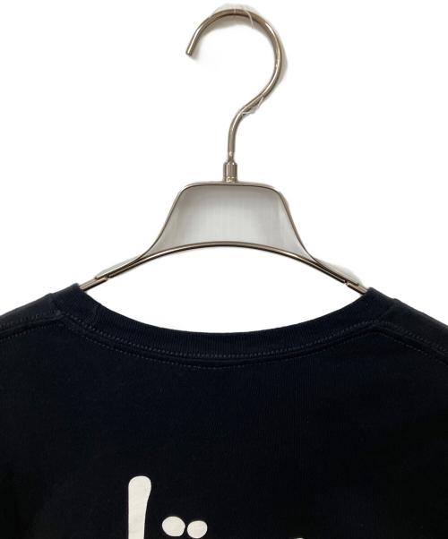 stussy（ステューシー）stussy (ステューシー) ロゴカットソー ブラック ブラック サイズ:Mの古着・服飾アイテム