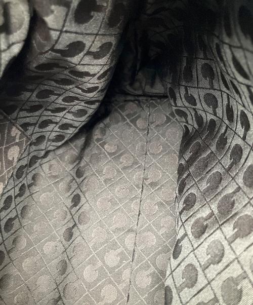 GHERARDINI（ゲラルディーニ）GHERARDINI (ゲラルディーニ) パンチングレザーバッグ ネイビーの古着・服飾アイテム