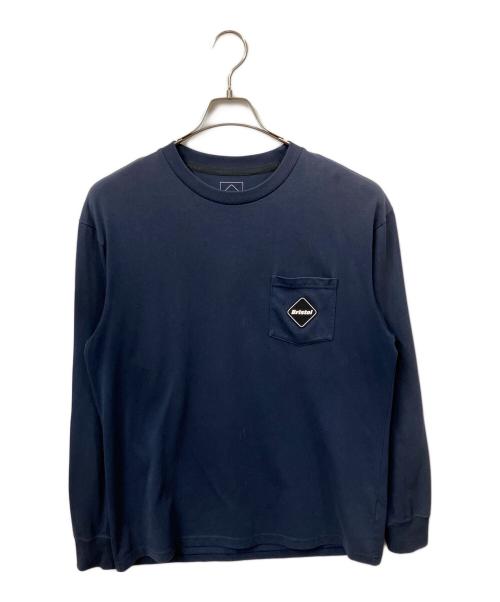 Bristol（ブリストル）BRISTOL (ブリストル) AUTHENTIC L/S TEAM POCKET TEE ネイビー サイズ:Lの古着・服飾アイテム
