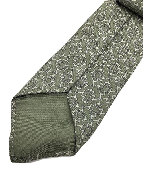 HERMES（エルメス）HERMES (エルメス) シルクネクタイ グリーン グリーン サイズ:不明の古着・服飾アイテム