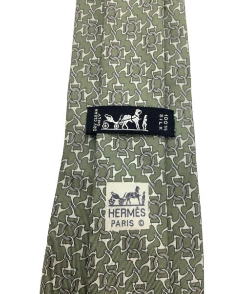 HERMES（エルメス）HERMES (エルメス) シルクネクタイ グリーン グリーン サイズ:不明の古着・服飾アイテム