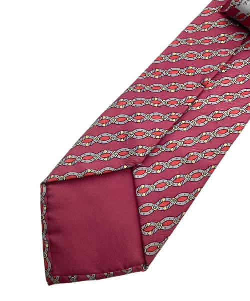 HERMES（エルメス）HERMES (エルメス) シルクネクタイ レッド レッド サイズ:不明の古着・服飾アイテム