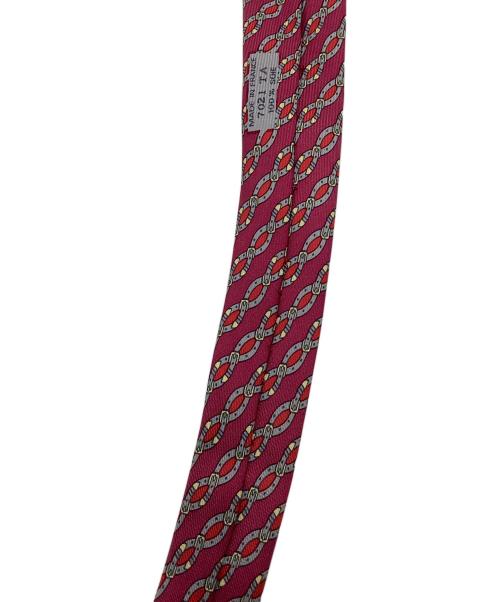 HERMES（エルメス）HERMES (エルメス) シルクネクタイ レッド レッド サイズ:不明の古着・服飾アイテム