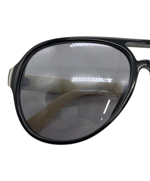 GUCCI（グッチ）GUCCI (グッチ) アビエイター　ブラック×ホワイト ホワイト×ブラック サイズ:59□13　140の古着・服飾アイテム