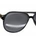 中古・古着 GUCCI (グッチ) アビエイター　ブラック×ホワイト ホワイト×ブラック サイズ:59□13　140：7000円