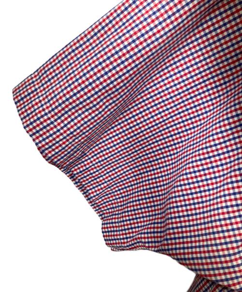 RALPH LAUREN（ラルフローレン）RALPH LAUREN (ラルフローレン) 半袖シャツ ブルー×レッド ブルー×レッド サイズ:XLの古着・服飾アイテム