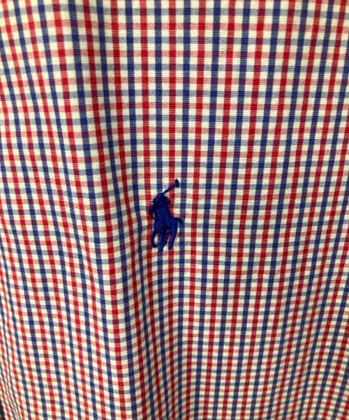 RALPH LAUREN（ラルフローレン）RALPH LAUREN (ラルフローレン) 半袖シャツ ブルー×レッド ブルー×レッド サイズ:XLの古着・服飾アイテム