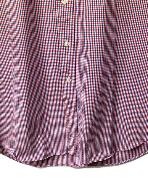 RALPH LAUREN（ラルフローレン）RALPH LAUREN (ラルフローレン) 半袖シャツ ブルー×レッド ブルー×レッド サイズ:XLの古着・服飾アイテム
