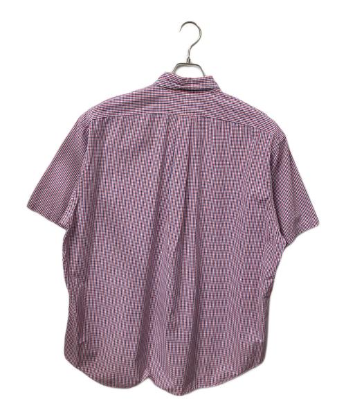 RALPH LAUREN（ラルフローレン）RALPH LAUREN (ラルフローレン) 半袖シャツ ブルー×レッド ブルー×レッド サイズ:XLの古着・服飾アイテム