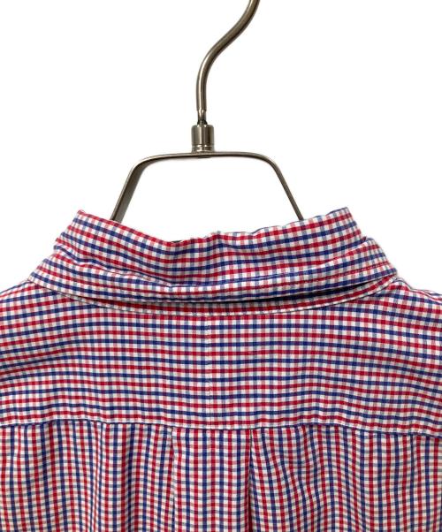 RALPH LAUREN（ラルフローレン）RALPH LAUREN (ラルフローレン) 半袖シャツ ブルー×レッド ブルー×レッド サイズ:XLの古着・服飾アイテム