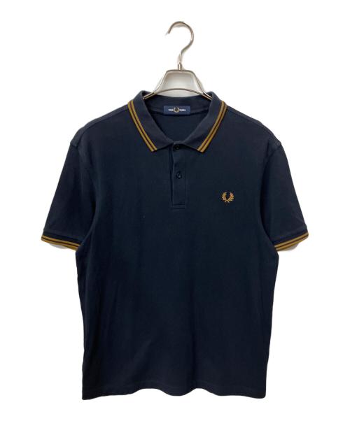 FRED PERRY（フレッドペリー）FRED PERRY (フレッドペリー) ポロシャツ ネイビー ネイビー サイズ:Lの古着・服飾アイテム
