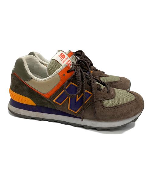 NEW BALANCE（ニューバランス）NEW BALANCE (ニューバランス) 574スニーカー ブラウン ブラウン サイズ:25.5の古着・服飾アイテム