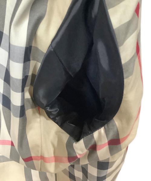 BURBERRY LONDON（バーバリーロンドン）BURBERRY LONDON (バーバリーロンドン) ラムレザーミリタリージャケット ブラック サイズ:LLの古着・服飾アイテム