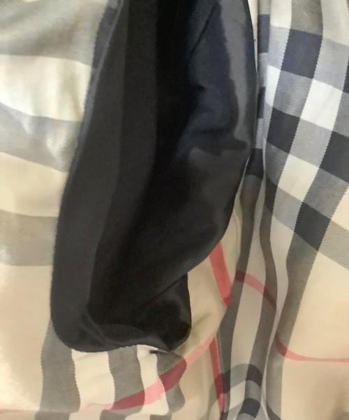 BURBERRY LONDON（バーバリーロンドン）BURBERRY LONDON (バーバリーロンドン) ラムレザーミリタリージャケット ブラック サイズ:LLの古着・服飾アイテム