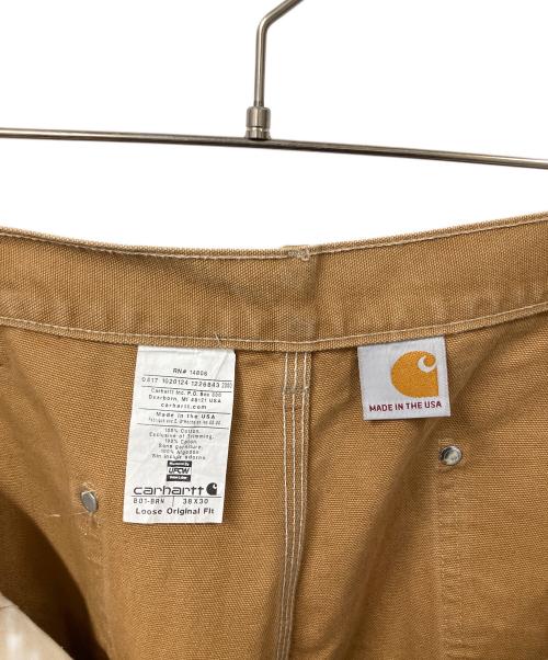 CarHartt（カーハート）CarHartt (カーハート) ダブルニ―ペインターパンツ ブラウン ブラウン サイズ:W38の古着・服飾アイテム