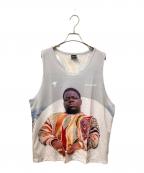 APPLEBUMアップルバム）の古着「ノースリーブカットソー The Notorious B.I.G」｜グレー