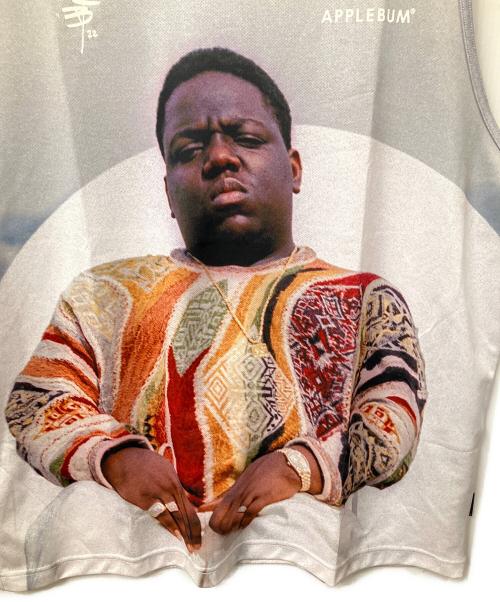 APPLEBUM（アップルバム）APPLEBUM (アップルバム) ノースリーブカットソー The Notorious B.I.G グレー サイズ:Mの古着・服飾アイテム