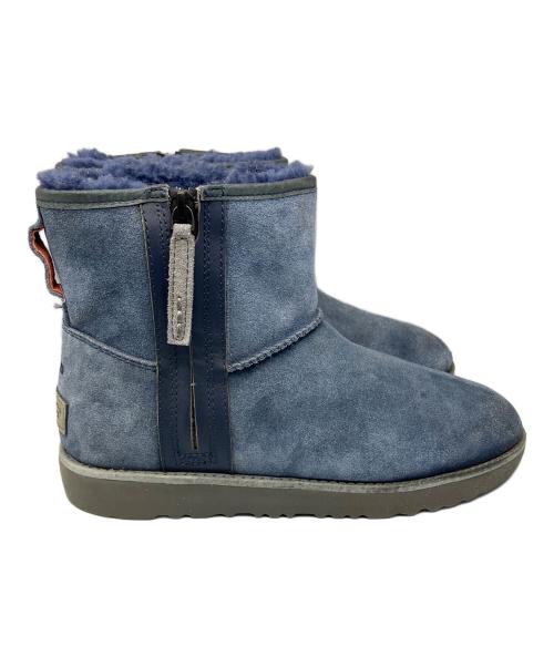 UGG（アグ）UGG (アグ) クラシック ミニ ジップ ウォータープルーフ ネイビー サイズ:26の古着・服飾アイテム