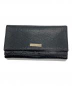 GUCCIグッチ）の古着「長財布 ブラック」｜ブラック